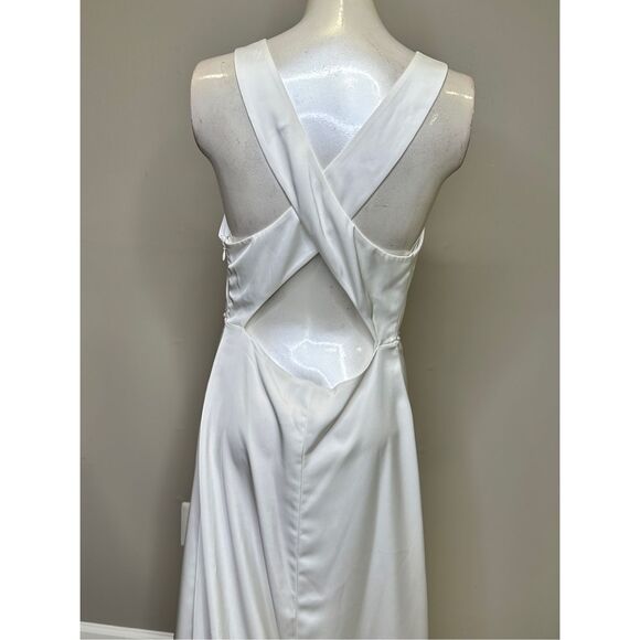 NWT Sachin & Babi Astor pearl-embellished gown Size 4 $1100 - Picture 9 of 13